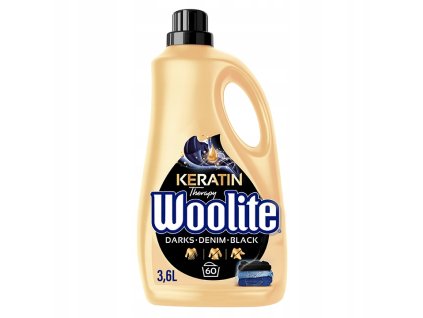 Woolite Dark Black with keratin prací prostriedok 3,6l 60PD