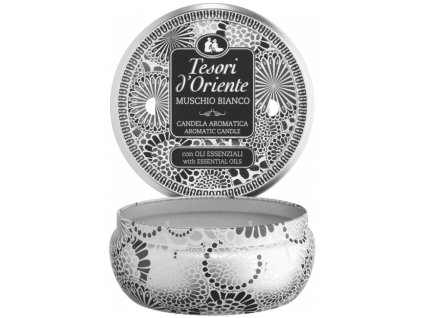 Tesori d´Oriente White Musk vonná sviečka 200g