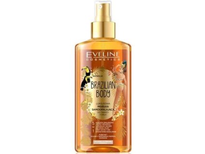EVELINE Brazilian Body luxusná samoopaľovacia hmla na tvár a telo 5v1