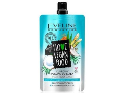 EVELINE cukrový telový peeling Coconut detox 75ml
