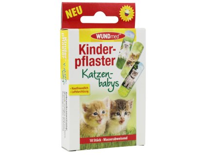 WUNDmed Kids Baby Cats náplasť vodeodolná 10ks