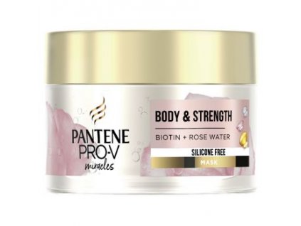 Pantene PRO-V Miracles Biotin+Rose Water maska na jemné vlasy 160ml