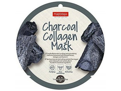Purederm Collagen maska na tvár s aktívnym uhlím