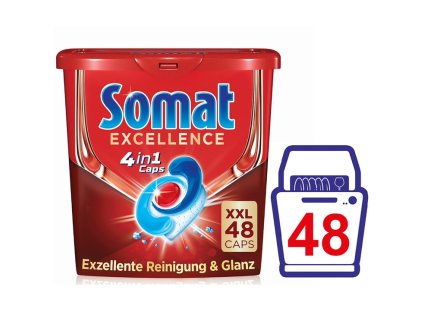 Somat Excellence kapsuly do umývačky riadu 48ks