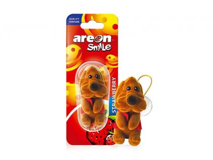 Areon Smile Toy Strawberry- Hnedý pes