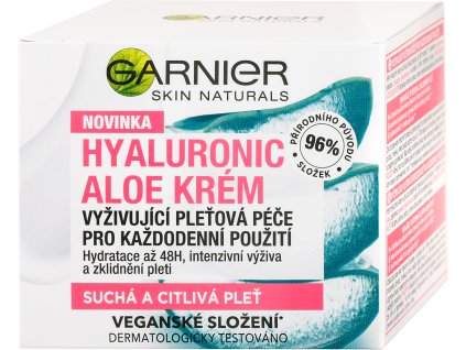 GARNIER Hyaluronic Aloe gélový krém na suchú a citlivú pleť 50ml