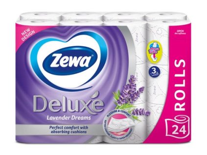 Zewa Deluxe Aquatube Levander Dreams toaletný papier 24ks