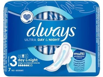 Always Ultra Night hygienické vložky 7ks