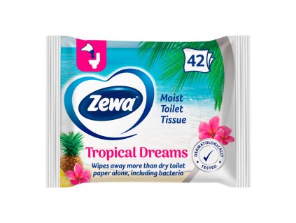 Zewa Tropical Dreams vlhčený toaletný papier 42ks