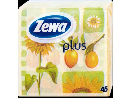Zewa Plus Yellow servítky 45ks