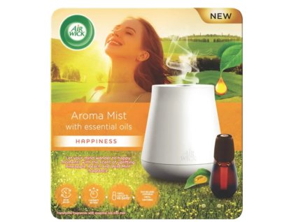 AIR WICK Olejový Aróma diffuzer Starter set biely + náplň – Joy of Life
