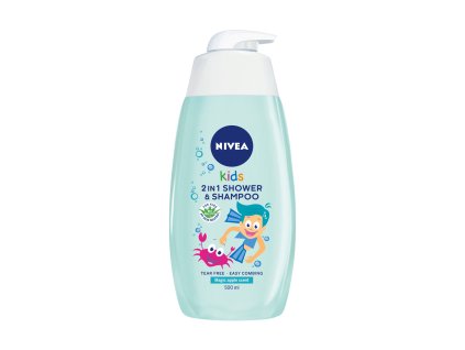 Nivea Kids 2in1 Magic Apple sprchový gél a šampón pre deti 500ml