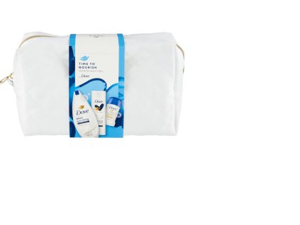 Dove Time To Nourish trio darčekový set s kozmetickou taškou