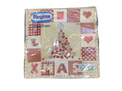 Regina Christmas gombíky servítky 15ks