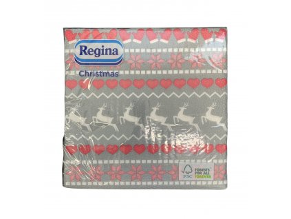 Regina Christmas Jeleň servítky 20ks