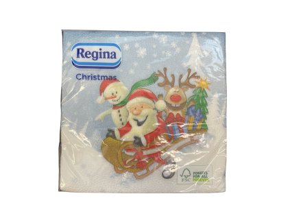 Regina Christmas Snehuliak servítky 20ks