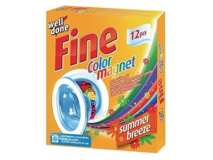 Well Done Fine Color Magnet Summer Breeze obrúsky do prania pohlcujúce farbu 12ks