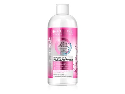 EVELINE FaceMed+ hyalurónová micelárna voda 3v1 400ml