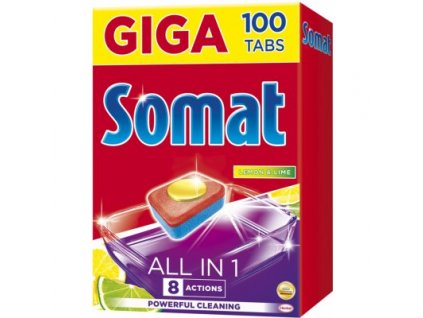 Somat tablety do myčky  lenon / lime 100ks