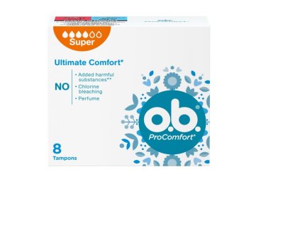 O.B. ProComfort Super tampon 8 ks