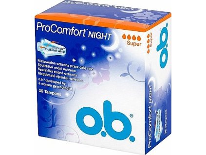 O.B. Night Super tampon 36 ks