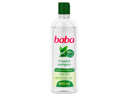 Baba šampón na mastné vlasy so zeleným čajom 400ml