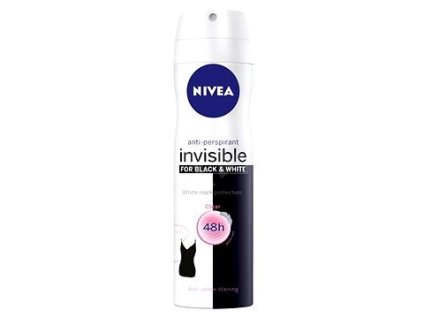 Nivea Invisible for Black & White Clear deospray 150 ml