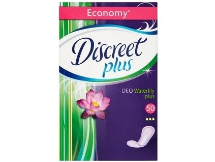 Discreet intimky plus Water lily 50 ks + 3ks Tampax pearl tampon