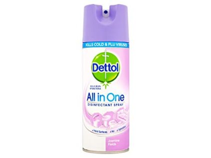 Dettol All in One - antibakteriálny viacúčelový sprej 400ml - Jazmínové pole