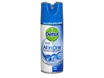 Dettol All in One - antibakteriálny viacúčelový sprej 400ml - Vôňa prádla