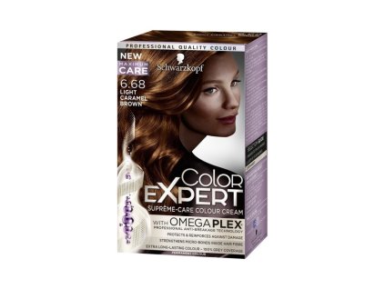 Schwarzkopf Color Expert farba na vlasy 6.68 Orieškovohnedý 1ks