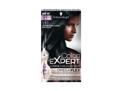 Schwarzkopf Color Expert farba na vlasy 1.1 Atramentovo čierny 1ks