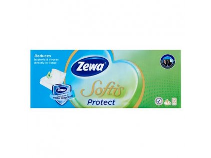 Zewa Protect papierové hygienické vreckovky 10 x 9 ks