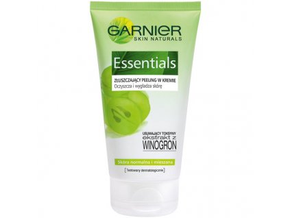 Garnier Skin Naturals Essentials osviežujúci peelingový krém normálnu a zmiešanú pleť 150 ml