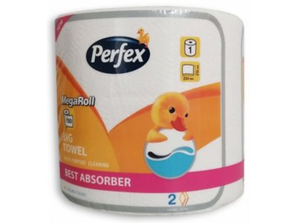 Perfex MegaRoll kuchynské utierky 2vrst. 750 útržkov