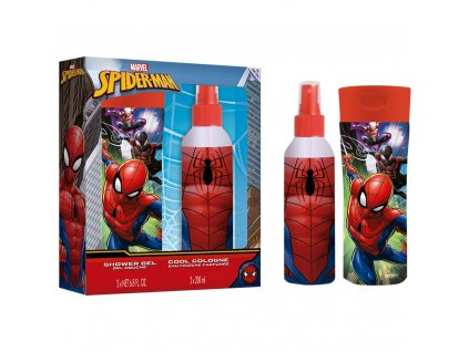 Spiderman darčekový set telový sprej 200ml + sprchový gél 200ml
