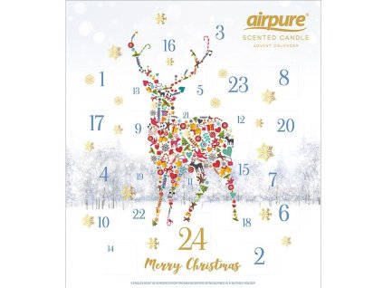 Airpure Adventný kalendár Jeleň - 24 sviečok