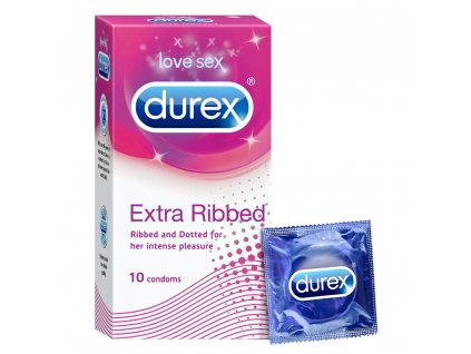 Durex Extra Ribbed 10ks