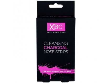 XBC Charcoal Nose strips nosné pásky proti čiernym bodkám 6ks