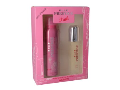 U.S. Prestige Pink Darčekový set EDP 50ml + Deo150ml