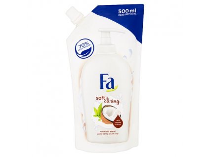Fa Soft & Caring Coconut Scent tekuté mydlo náplň 500ml