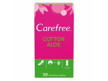 Carefree Cotton Aloe S/M hygienické vložky 30ks