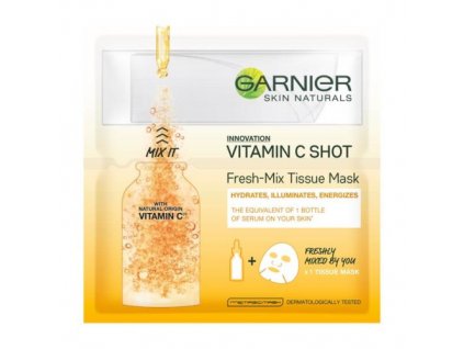 Garnier Skin Active textilná maska Fresh-Mix s vitamínom C 33g