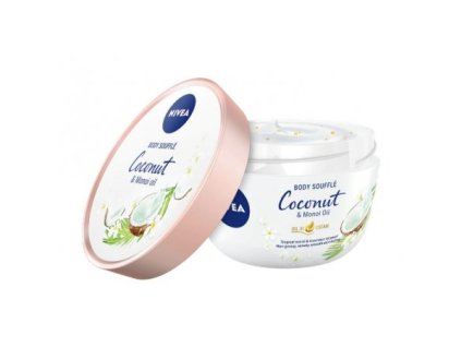 Nivea Body Soufflé Coconut & Monoi Oil Telový krém pre ženy 200 ml