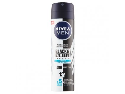 Nivea Men Invisible Black & White Fresh deospray 150 ml