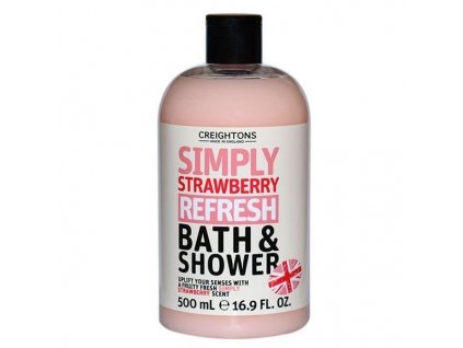 Creightons Bath & Shower Strawberry sprchový gél & pena do kúpele 500ml