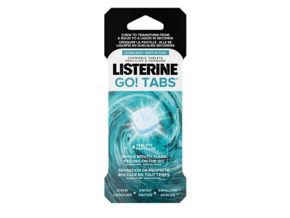 Listerine GO! žuvacie tablety 8ks