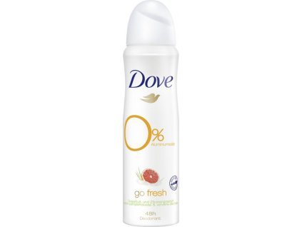 Dove Go Fresh Grapefruit & lemongrass 0% Aluminium deospray 150ml