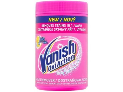 Vanish Oxi Action Pink prášok na škvrny 1kg
