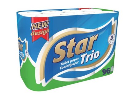 Star Trio MEGA Pack toaletný papier 3vrst. 96ks